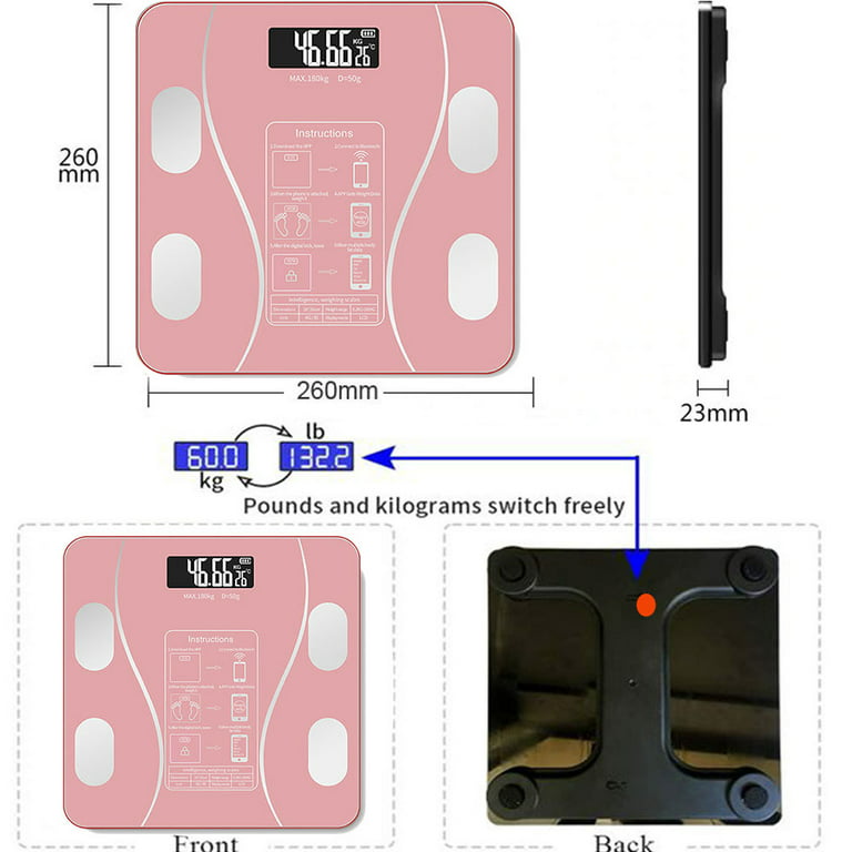 Ihomon Smart RoHS Ce Certificated Scale Bluetooth Body Fat Digital