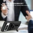 thumbnail image 3 of for Google Pixel 9 / 9 Pro Case - Heavy Duty Phone Holster with Belt Clip | with Kickstand | Shockproof, Dual Layer Protective | Drop Protection Hybrid Case for Google Pixel 9 / 9 Pro | Black, 3 of 15