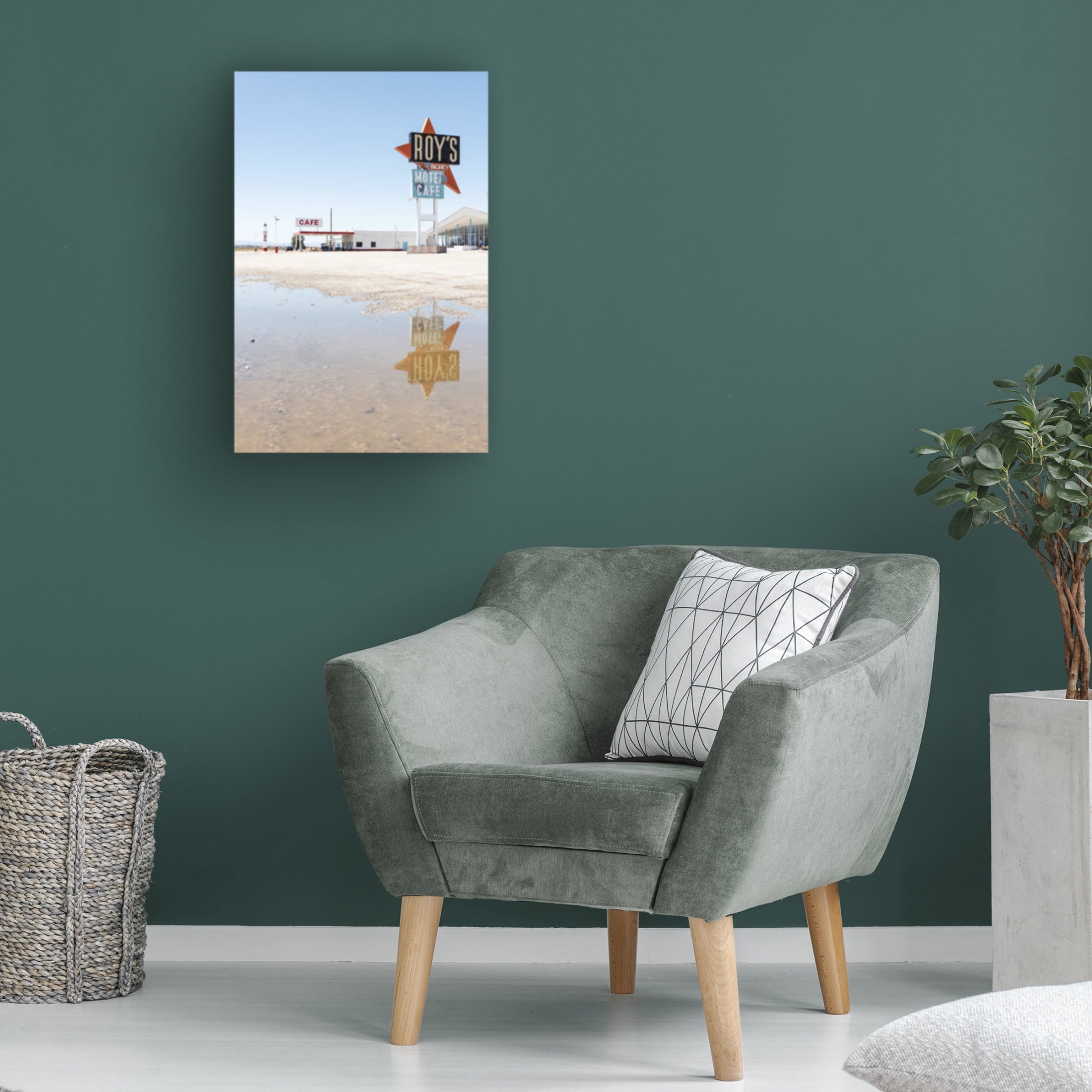 Trademark Fine Art Andreas Klesse Rain In The Desert Canvas Wall Art