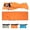 Orange, variant on TOMSHOO 70*210CM Portable Sleeping Bag Outdoor Travel Camping Hiking Polyester Pongee Healthy Sleeping Bag Liner with Pillowcase