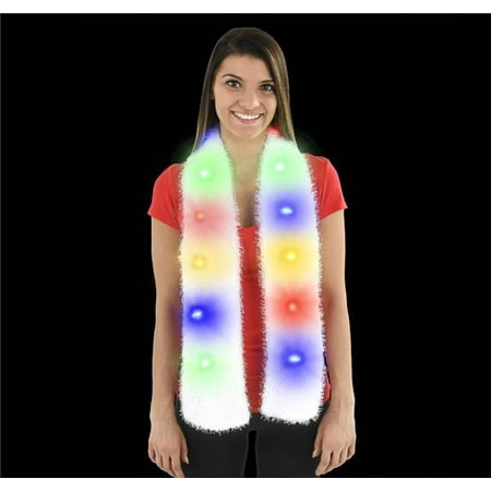 60" LED LIGHT-UP SCARF, Case of 12