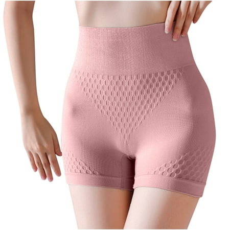 Bigersell Underwear Women Clearance Women Underwear Cotton High Cut Panty Style P-1052 Cotton Boyshort Panties Ladies Cotton Thongs Briefs Mid Waist Women s Briefs Pink L
