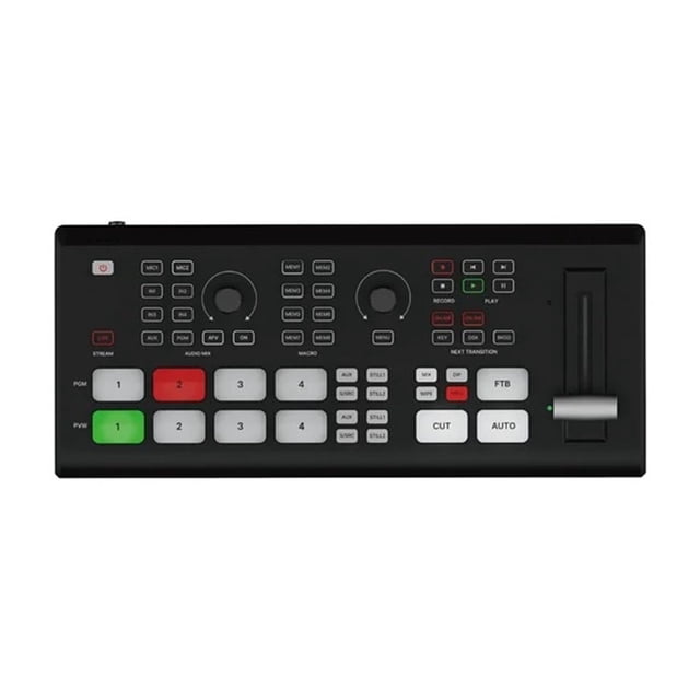 Video Mixer Switcher 4 Channel Receiving NDI Updatable Video Switcher Mixer
