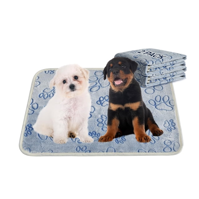 Puppy Pads Qeils reutilizables, paquete de 2, lavables para perros de 23 x 36 pulgadas