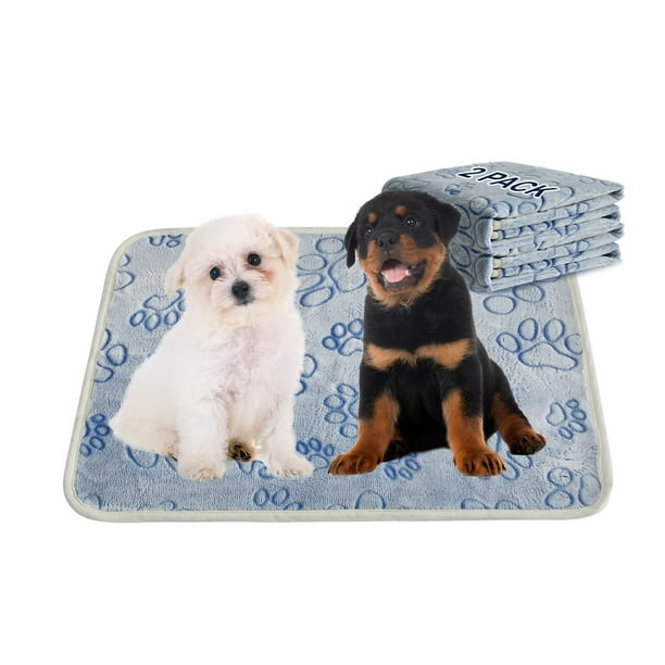 Puppy Pads Qeils reutilizables, paquete de 2, lavables para perros de 23 x 36 pulgadas