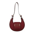 thumbnail image 1 of One Shoulder Crossbody Bag Leather Large Capacity Multi Compartment Women Bag, 1 of 3