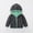 Grey, variant on Krdevn Toddler Boys Girls Windproof Hooded Coat Patchwork Jacket Warm Outerwear,4-5 Years