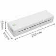 thumbnail image 3 of A4 Thermal Printer Bluetooth Portable Printers for Contract Document Photo Picture  Wireless Printing Machine, 3 of 6