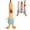 Squeaky Chicken, variant on Twistable Giraffe Pup  , Interactive Stuffed Plush Crinkle Puppy Supplies for Small Medium Breeds to Keep Them Busy