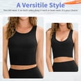 thumbnail image 2 of Top Corto Deportivo Reversible de Canalé Negro XL, 2 of 7
