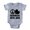 Heather Grey, variant on CafePress - FIN Peace Love Bernese - Cute Infant Baby Football Bodysuit