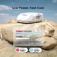 thumbnail image 6 of TOSOT GO COOL RV Air Conditioner 15000 BTU, Non-Ducted Camper Rooftop AC Unit with Heat Pump, High-Efficiency EER 8.5, WiFi and Remote Control, 6 of 8