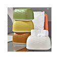 thumbnail image 5 of 1pc simple and light luxury water corrugated tissue box desktop pumping paper box storage box will not jam paper green white, 5 of 5