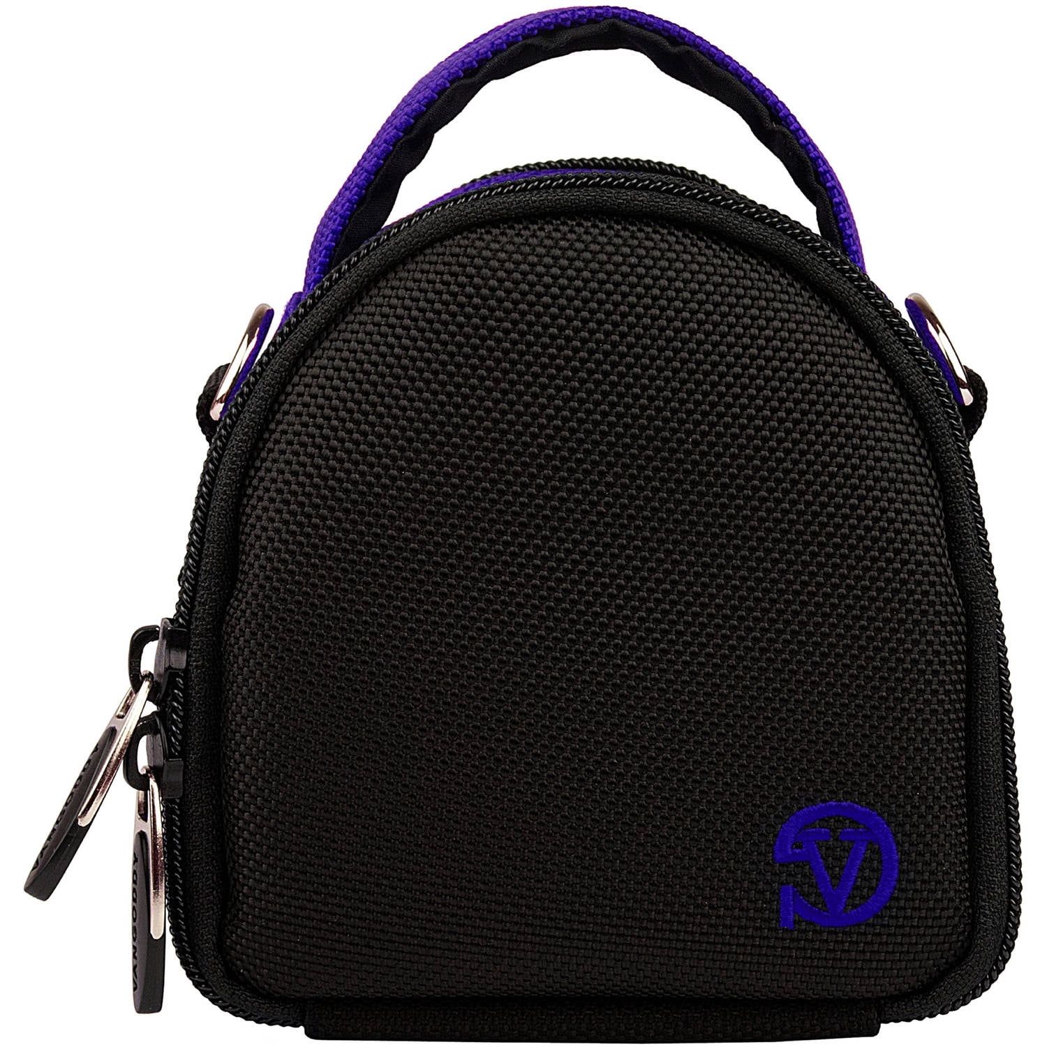VANGODDY Mini Laurel Travel Camera Protector Case Shoulder Bag fits Compact Digital Cameras [Canon, Nikon, Samsung, Sony, Olympus, etc.] up to 4in x 3in