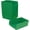 Green, variant on Akro-Mils 30150 Plastic Nesting Shelf Bin Storage Box, 12" Deep, Clear - Set of 12