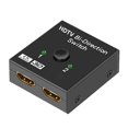 thumbnail image 1 of Commutateur Vidéo 4K HD, Concentrateur Multimédia Intelligent Bidirectionnel à 2 Ports, 1 of 7