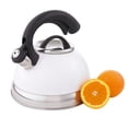 thumbnail image 2 of EVCO International 77037 Symphony 2.6 Qt Whistling Pomegranate Red Tea Kettle, 2 of 6