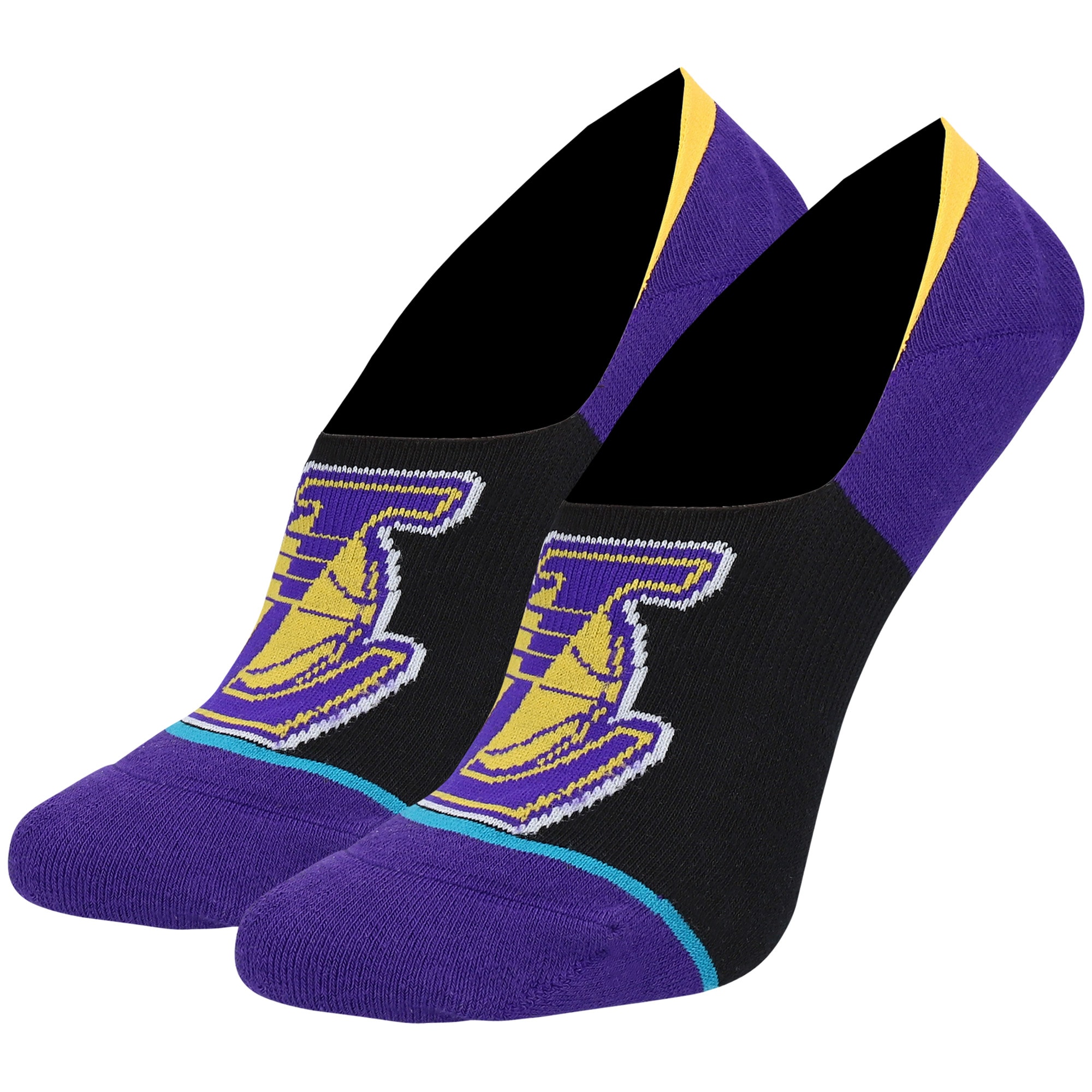 lakers fuzzy socks