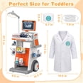 thumbnail image 2 of Carrito de dentista Dreamon Doctor Kit, 29 unidades, con luz y disfraz, 2 of 7