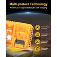 thumbnail image 3 of Sunbat 20V Max 6000mAh DCB200 with DCB102 Charger Compatible with 12V/20V Power Tools, 3 of 7