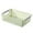 Green, variant on Plastic Storage Baskets, Heavy Duty Paper Organizer Baskets, Plastic Shelf Bins with Handles, Office File Holder for Home Office (Green/1 Pcs) 10.43x6.77x2.87"