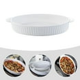 thumbnail image 4 of WSTEER Oval Ceramic Baking Pan, Restaurant-Grade Bakeware Dish for Kitchen Cooking and Baking, 4 of 6