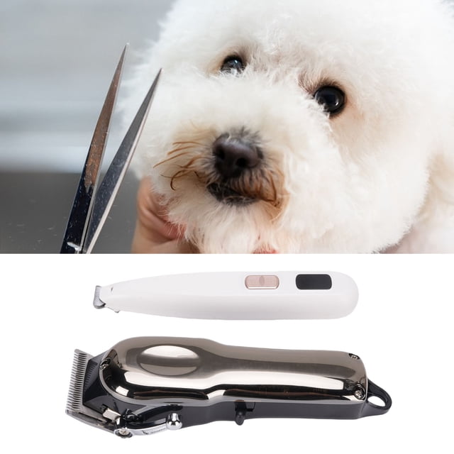 Dog Clipper, 2 in 1 Pet Paws Trimmer Fine Tune Safe for Horses Cattle Cats Dogs
