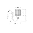 thumbnail image 4 of Aitana 5 in. 1-Light Indoor Brass Finish Wall Sconce with Light Kit, 4 of 6
