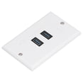 thumbnail image 4 of 2 Port USB 3.0 Component Composite Wall, Durable Reliable Quality USB 3.0 Wall Plate Premium Material  For Charging, 4 of 8