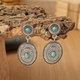 thumbnail image 2 of Zhuge Unique Retro Bohemian Dangle Drop Earrings, Women's Vintage Stylish Fashion Ear Jewelry,Style 7, 2 of 4