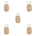 thumbnail image 1 of relayinert 1/2/3/5 Wood Key Chain Craft Blank Keyring Gift Personalized Pendant Hanging Outdoor Holder Handicraft Organizer Accessory Type 9 5PCS, 1 of 6