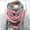 Pink, variant on Gray Scarfs Scarf Women Vintage Print Boho Scarf Shawls Wraps Winter Warm Short Scarves