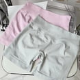 thumbnail image 2 of Women's Quick-Dry Slim Fit Mid-Rise Yoga Shorts in Peach, Nylon Spandex Blend, 2 of 10