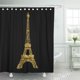 thumbnail image 1 of ABPHQTO Cortina de ducha Chic Gold and Black Eiffel Paris Glam Glitz Girly 160x180 cm, 1 of 1