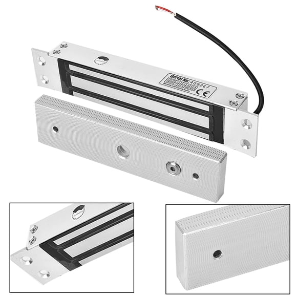 DC 12V 180 kg, Cerrado Magnética Eléctrica Cerrado de de Puerta Magnética Electromagnética Control de Acceso Inteparado de Fuerza de Retención