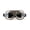 Silver Lens Dark Chocolate Padding, variant on Motorcycle Goggle Aviator Pilot Style Cruiser Scooter Motocross Goggles for Man, Woman, Adult