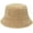 Khaki, variant on CoCopeaunts Simple Solid Color Bucket Hats for Men Plus Down Warm Basin Cap Hundred Lambswool Female Fishing Cap Winter Section