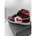 thumbnail image 4 of Ni - ke NEW Air Jordan 1 Mid Shoes "Bred Toe" Black Fire Red White Men's 11 554724-079, 4 of 5