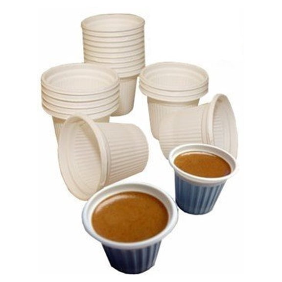 Mini disposable for Cuban Style and espresso coffee cups 3/4 oz. Box of 5000