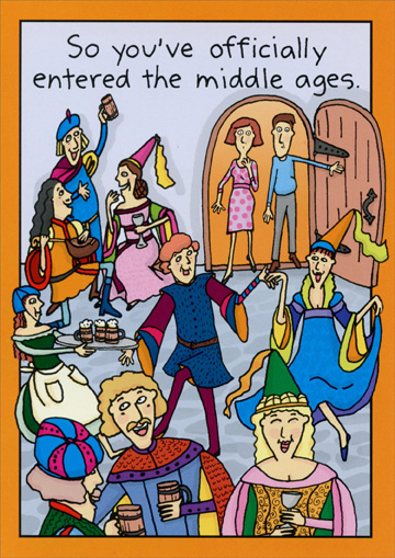 Oatmeal Studios Middle Ages Funny / Humorous Birthday Card - Walmart.com