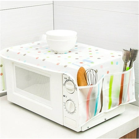 Kitchen Tool Home Waterproof Oil Dust Double Pockets Microwave Oven