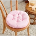 thumbnail image 2 of 2 piezas cojín de asiento redondo rosa claro, 2 of 3