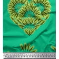 thumbnail image 1 of Soimoi Green Cotton Duck Fabric Pine Leaves Decor Fabric Printed Yard 42 Inch Wide, 1 of 3