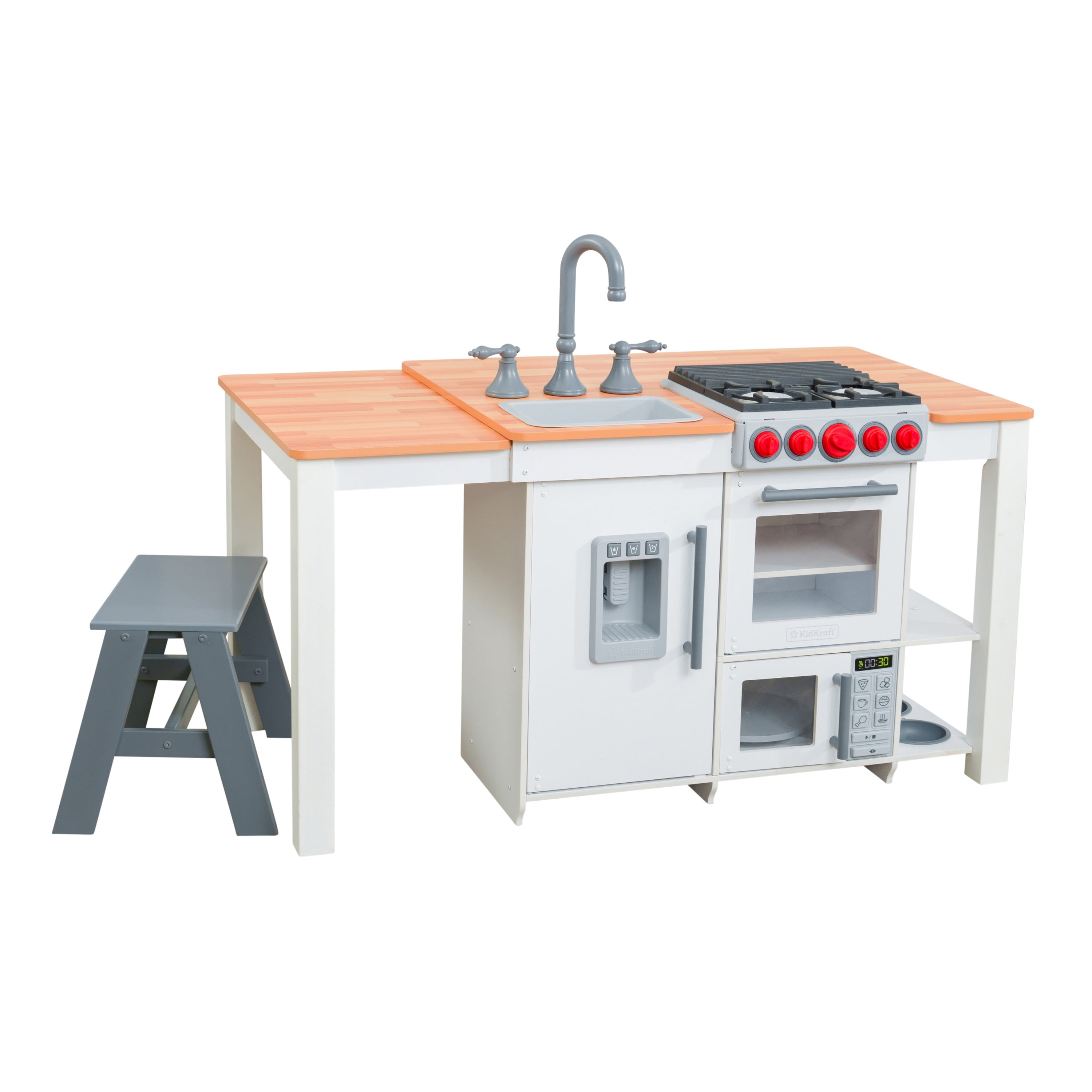 KidKraft KidKraft Chef’s Cook N Create Island Wooden Play Kitchen with