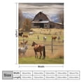 thumbnail image 4 of Fenyluxe American Scene Painting Ideal Comfy Throw Blanket Lightweight and Anti-Wrinkle Blanket for All Seasons 60x80in, 4 of 6