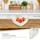 thumbnail image 5 of Forma de corazón Placa de frutas Escritorio Sundries Basket Canasta Hogar Refresco Placa, 5 of 5