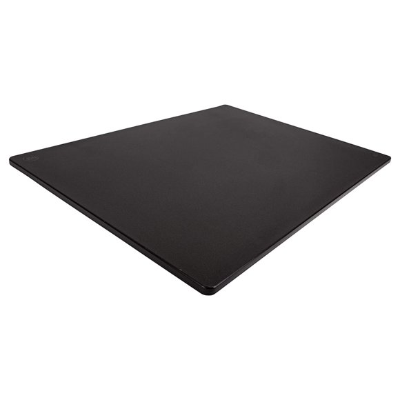 Thirteen Chefs 24x18in Dishwasher Safe HDPE Plastic Cutting Board, Black