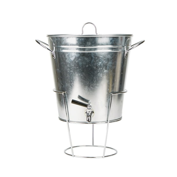 Mind Reader 3 Gallon Galvanized Metal Beverage Dispenser ...