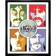 thumbnail image 1 of Beatles Framed Pop Art Collage With Platinum LP, 1 of 4