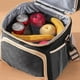 thumbnail image 4 of Bolsa térmica para el almuerzo para mujeres y hombres | Bolsa térmica a prueba de fugas con correa ajustable para el hombro | Lonchera de picnic con doble compartimento para el trabajo, la escuela o, 4 of 6